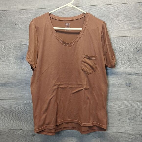 Level Up Active Short Sleeve Workout T-shirt Women's Plus Size 1X - Picture 1 of 5